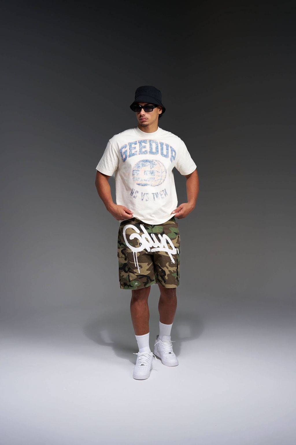 Handstyle Cargo Short Camo Green
