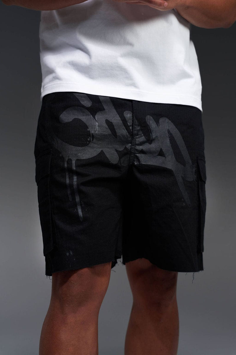 Handstyle Cargo Short Black