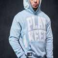 Play4Keeps Handstyle Hoodie Pale Blue/White2
