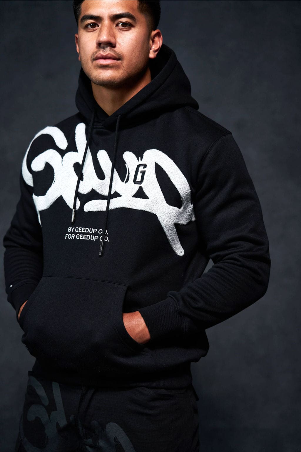 Handstyle G Hoodie Black/Light Grey