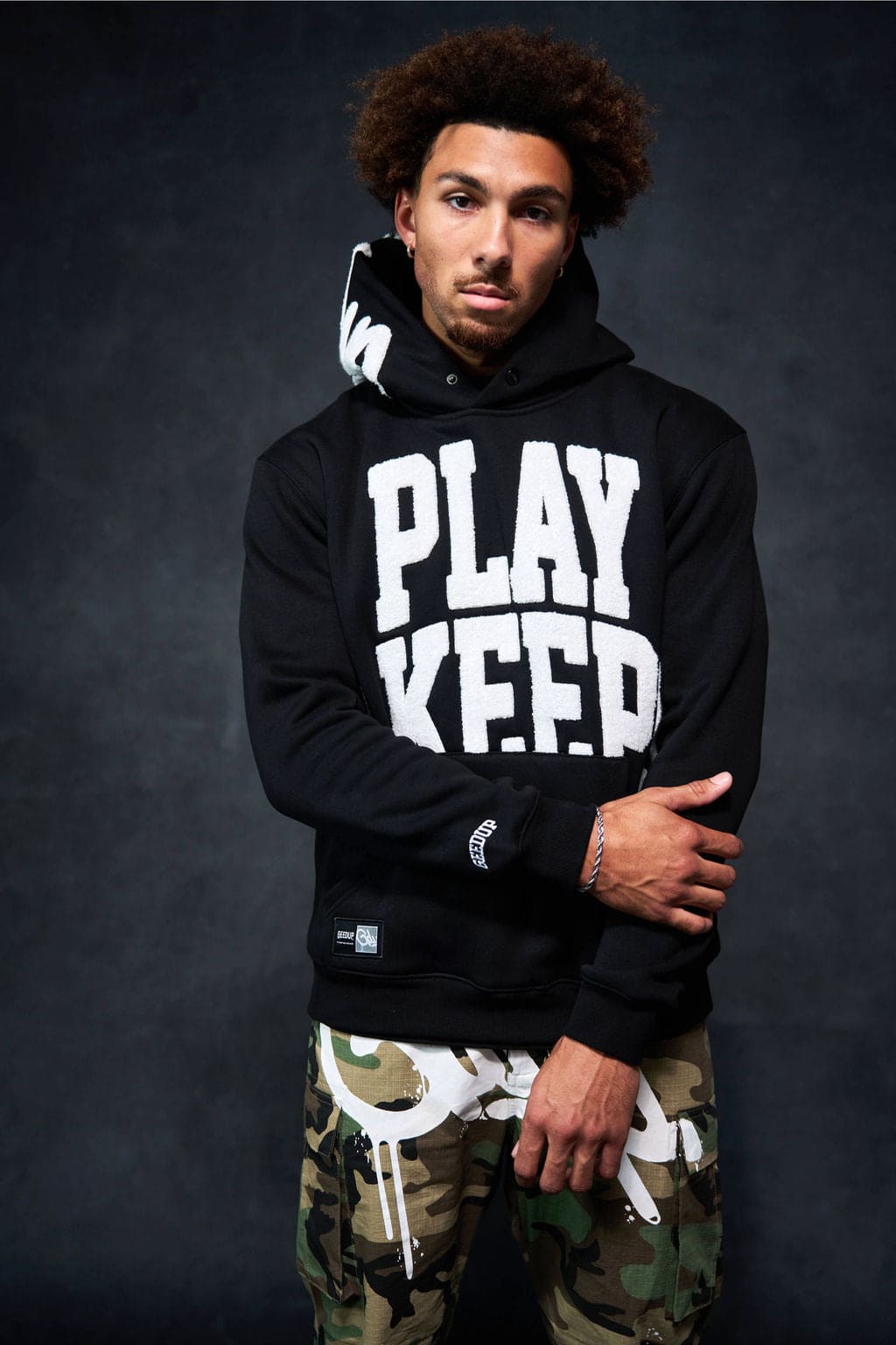 Play4Keeps Handstyle Hoodie Black/White