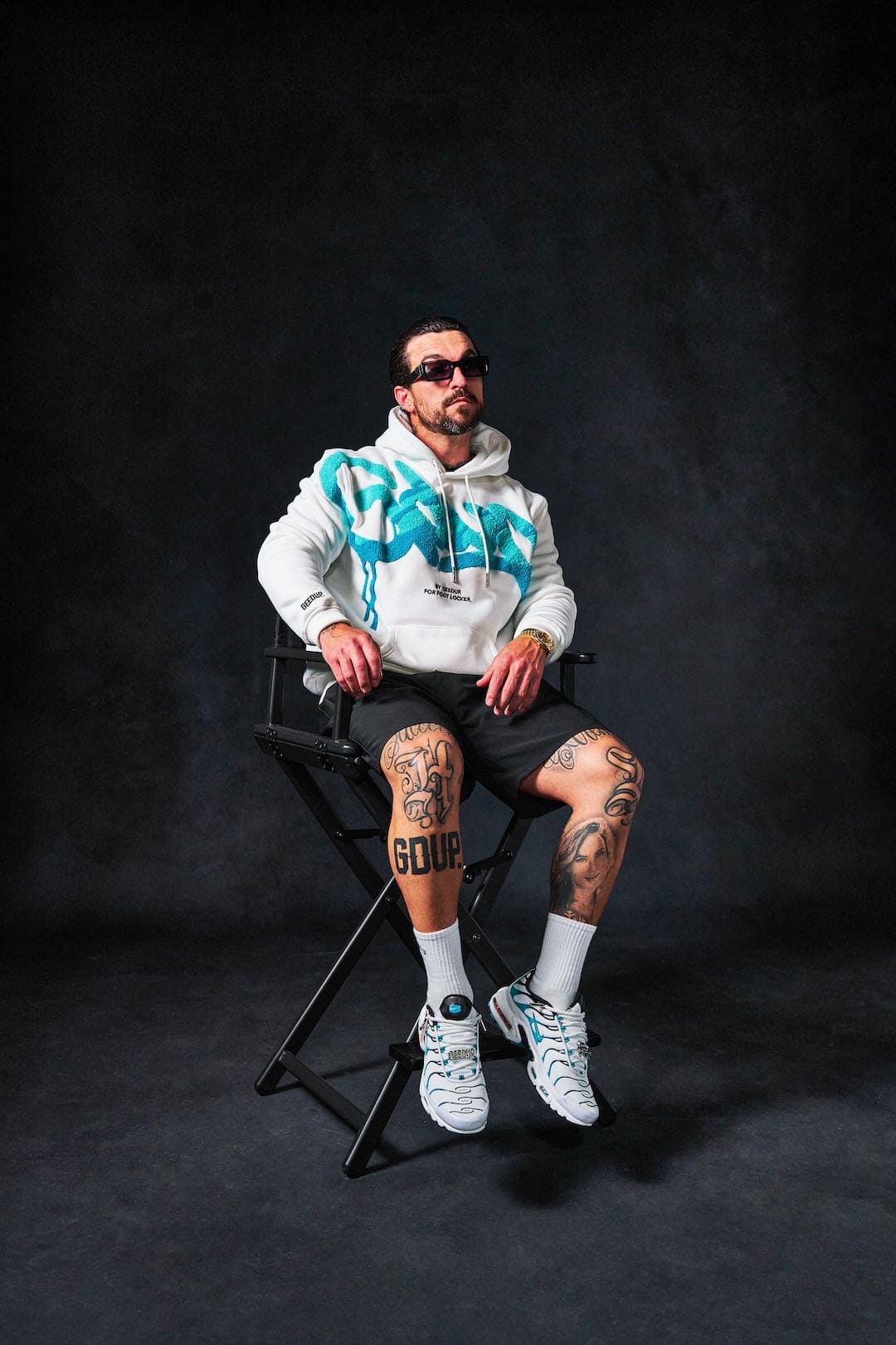 Handstyle x Foot Locker Hoodie White/Aqua/Turbo Green