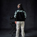 PFK x Foot Locker Hoodie Black/Turbo Green/White2