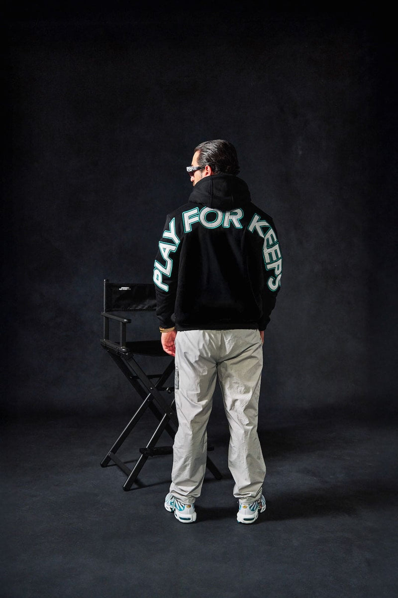 PFK x Foot Locker Hoodie Black/Turbo Green/White