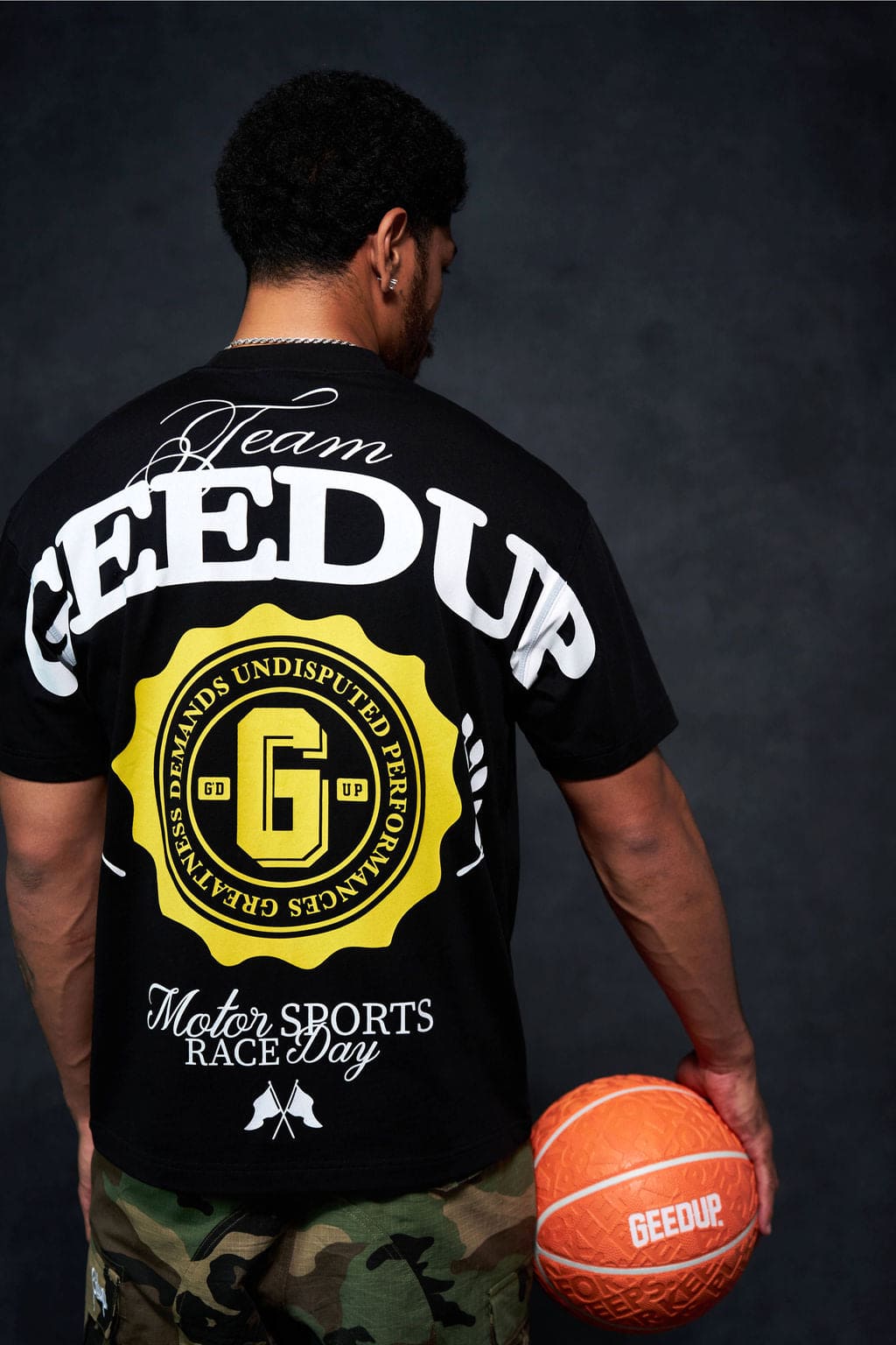 G Stamp T-Shirt Black/Yellow