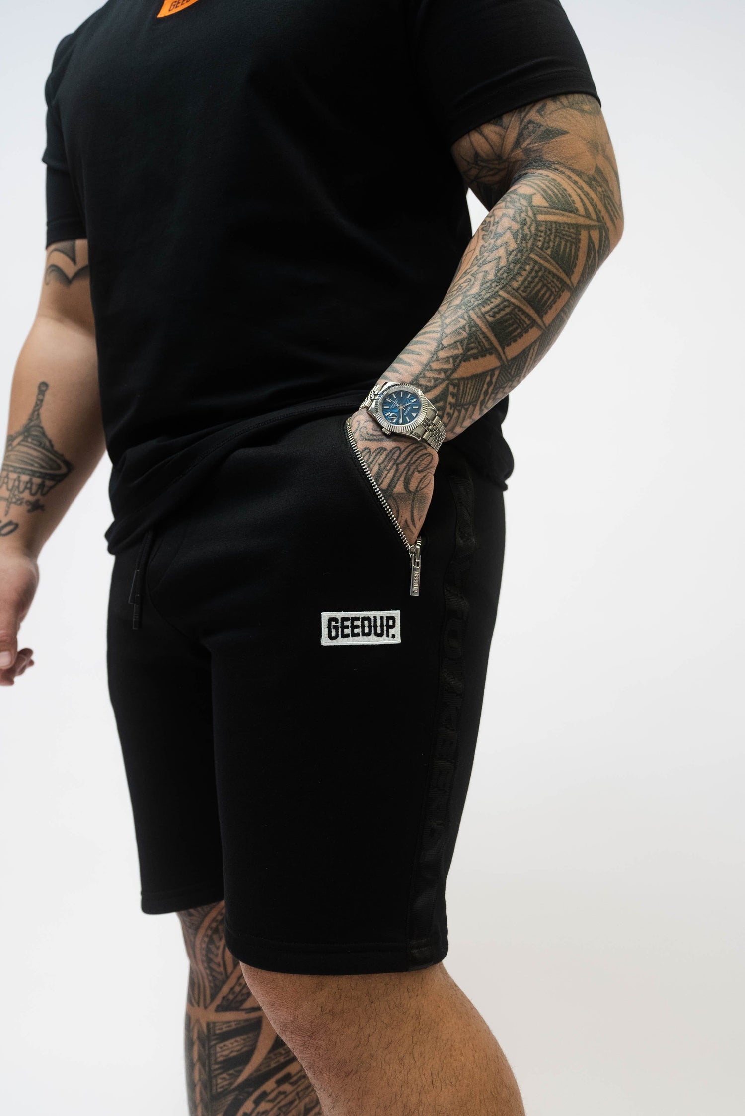 PFK Tape Shorts Black