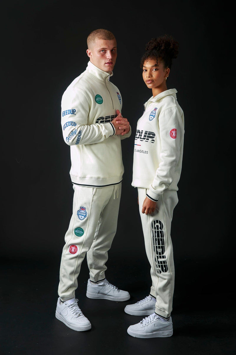 Sportsman Badges Trackpants Light Cream