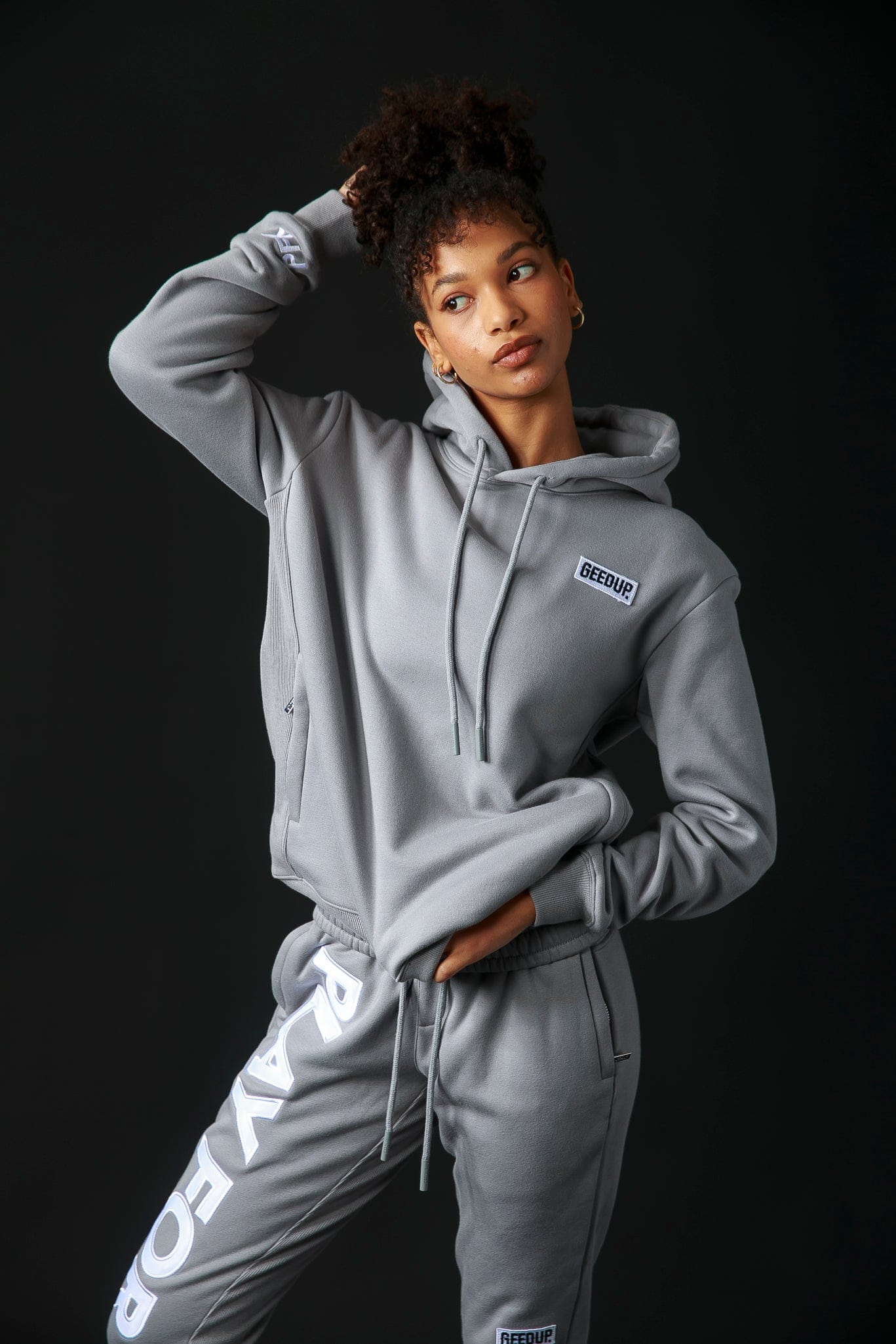 PFK Hoodie Grey/White