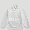 Core Logo Qtr Zip White Marle1