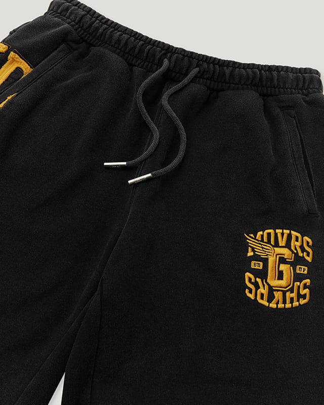 Movers & Shakers Shorts Washed Black/Yellow