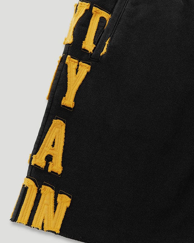 Movers & Shakers Shorts Washed Black/Yellow