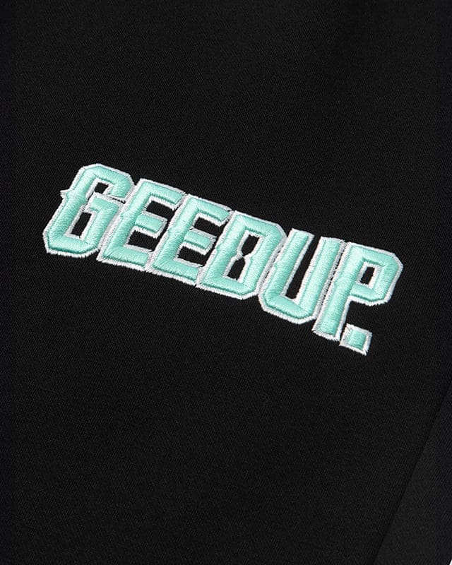 PFK EMB Shorts Black/Teal