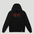 PFK Hoodie Black/Black Orange2