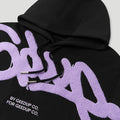 Handstyle Hoodie Black/Lavender2