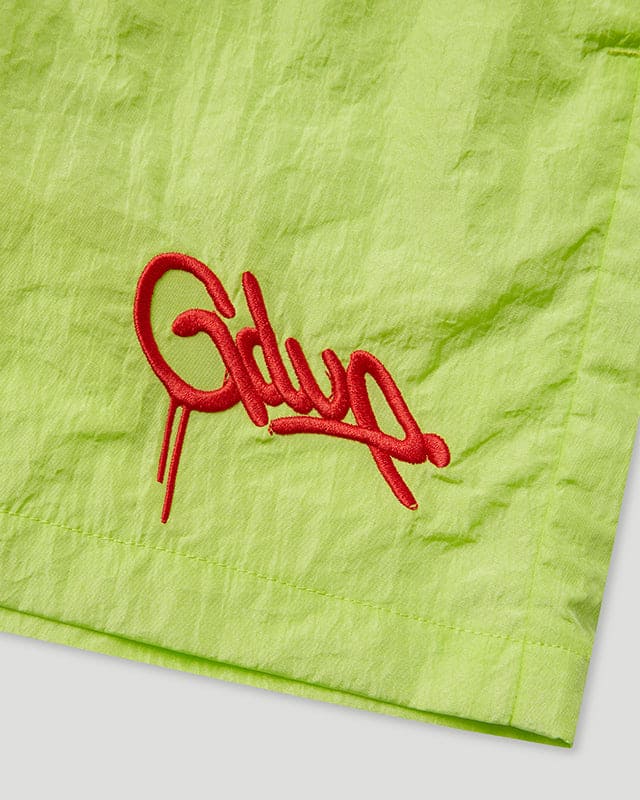 KIDS Handstyle Nylon Shorts Hyper Yellow