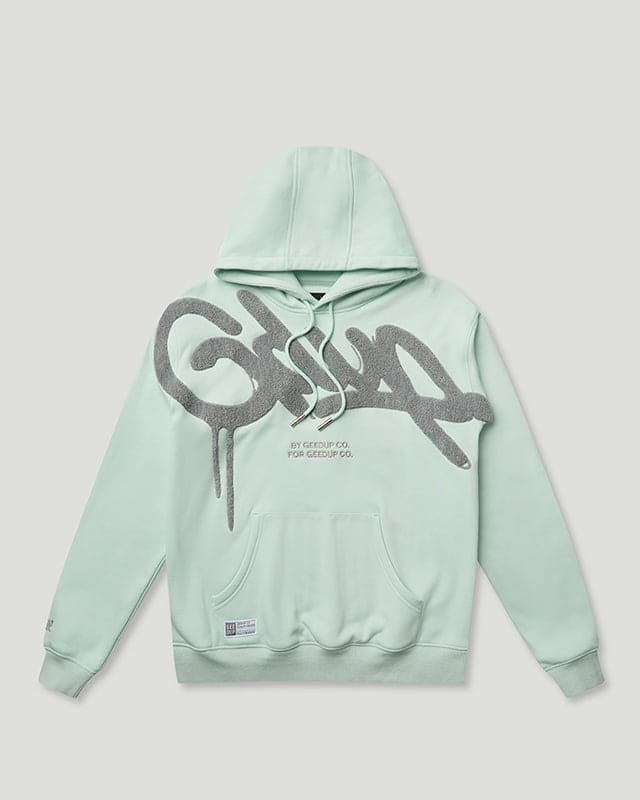 Team Logo Hoodie Black/Dusty Pink