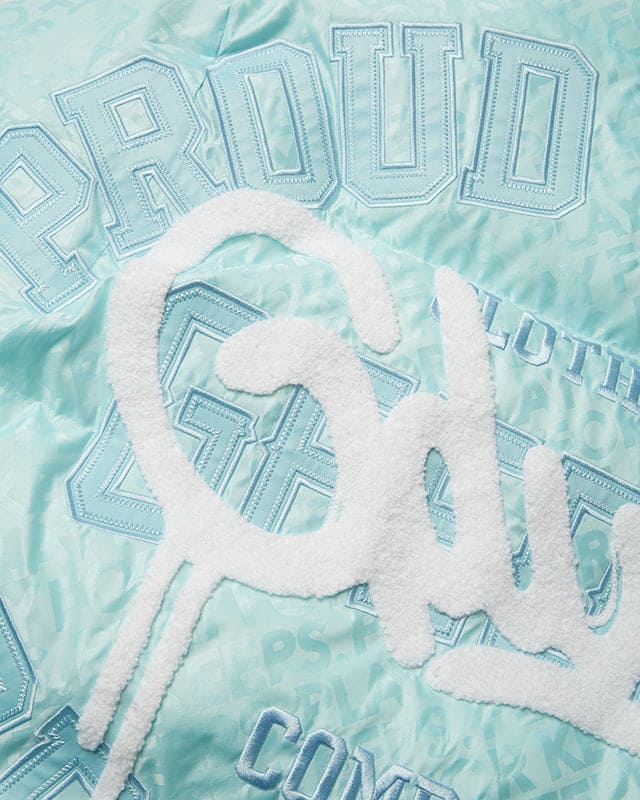 PTBAP Puffer Jacket Teal/White