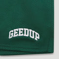Team Logo Mesh Shorts Forest Green3