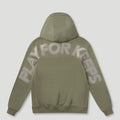 PFK Hoodie Olive Tonal1