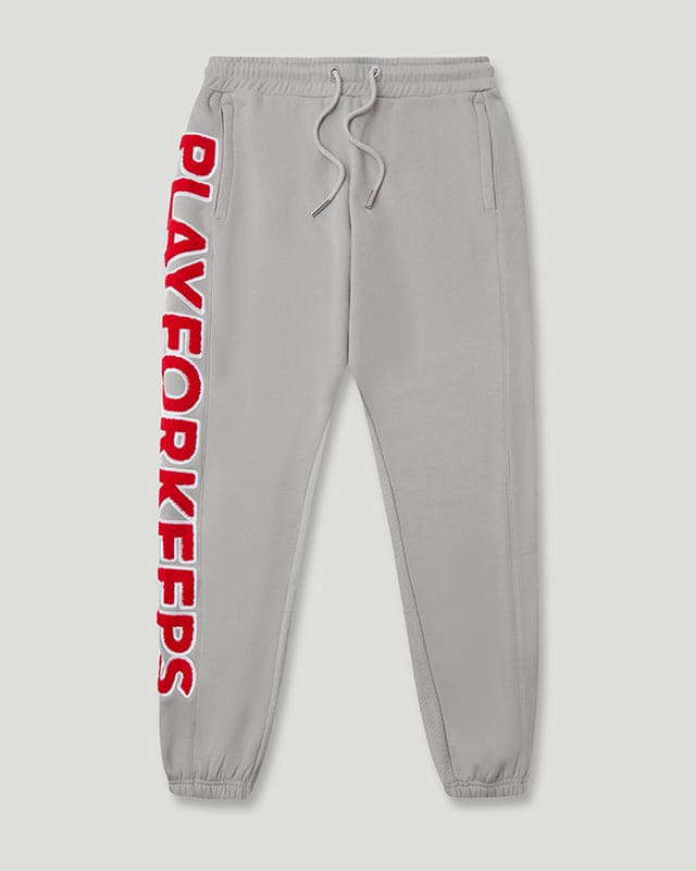 PFK Trackpants Grey/Red