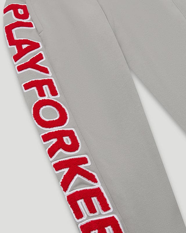 PFK Trackpants Grey/Red