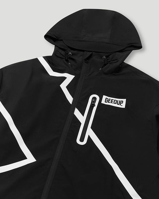 Geedup x Arrdee Lightweight Jacket Black/White
