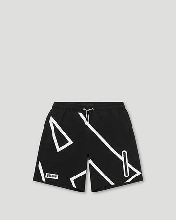 Geedup x Arrdee Sublimated Shorts Black/White