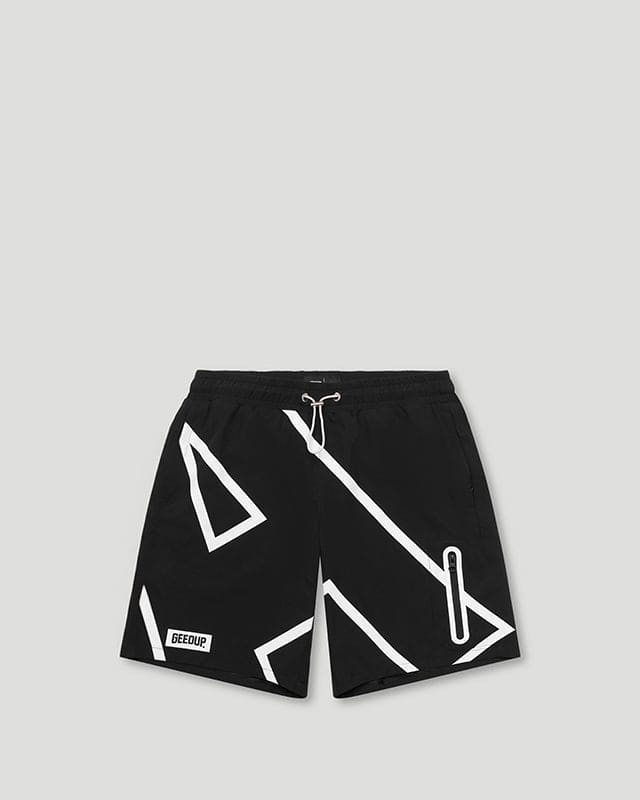 Geedup x Arrdee Sublimated Shorts Black/White