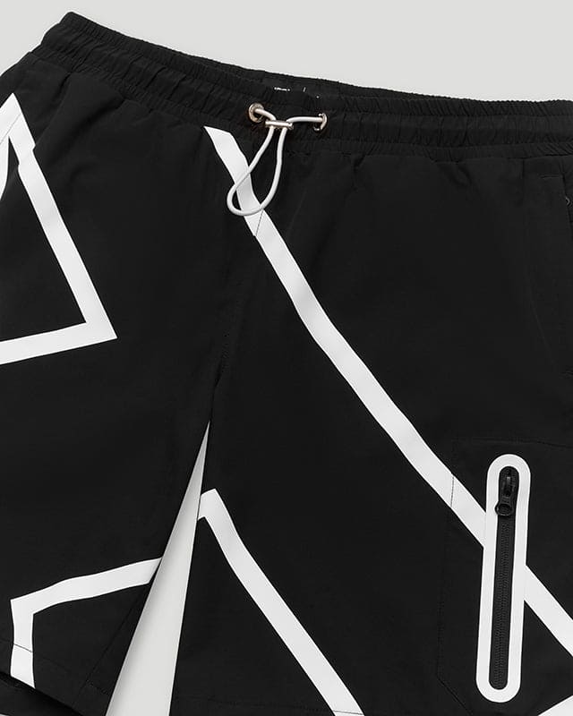 Geedup x Arrdee Sublimated Shorts Black/White