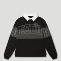 Team Logo Rugby Jersey Black/Grey1