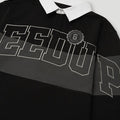 Team Logo Rugby Jersey Black/Grey2