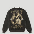 PFK Boxer Crewneck Washed Black1