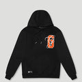 PFK Script Hoodie Black/Orange2