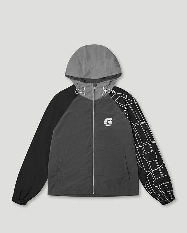 Sportsman Windbreaker Black/Grey