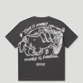 Time Is Money T-Shirt Charcoal/White1