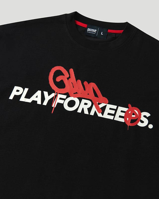 Handstyle Spray T-Shirt Black/Red