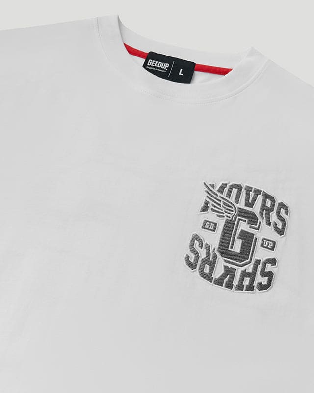 MVRS & SHKRS T-Shirt White/Grey