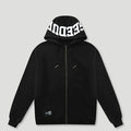 Team Logo Hooded Jacket Black1