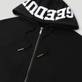 Team Logo Hooded Jacket Black3