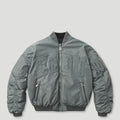 Team Logo/Handstyle Reversible Bomber Grey/Black1