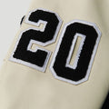 Geedup x Trapstar Letterman Jacket Black/White/Grey COMPLEX EXCLUSIVE6