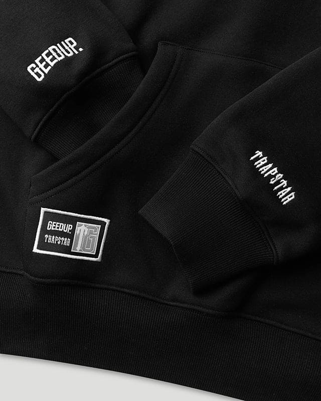 Team Logo x Irongate T Hoodie Black/White