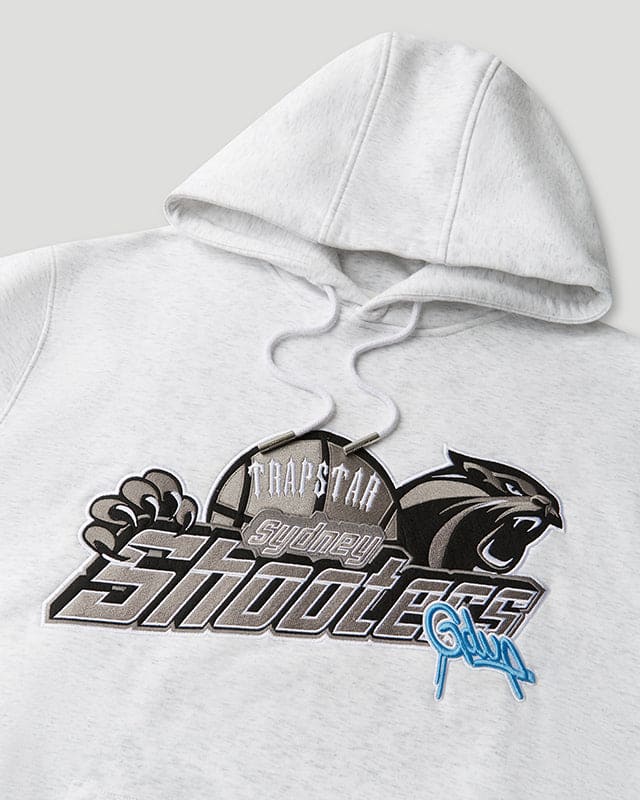 Sydney Shooters Hoodie White Marle/Blue