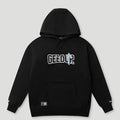 PFK x Irongate Hoodie Black/Cool Blue2