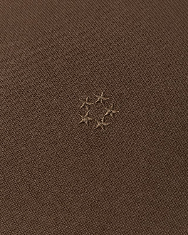 Generals Slim Fit Pique T-Shirt Chestnut