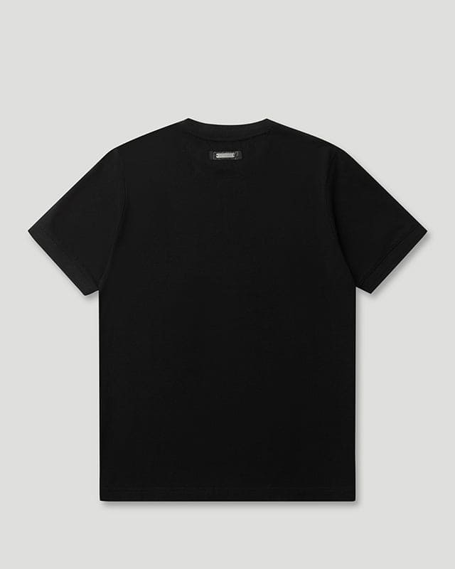 Generals Slim Fit Pique T-Shirt Jet Black
