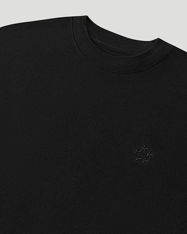 Generals Slim Fit Pique T-Shirt Jet Black