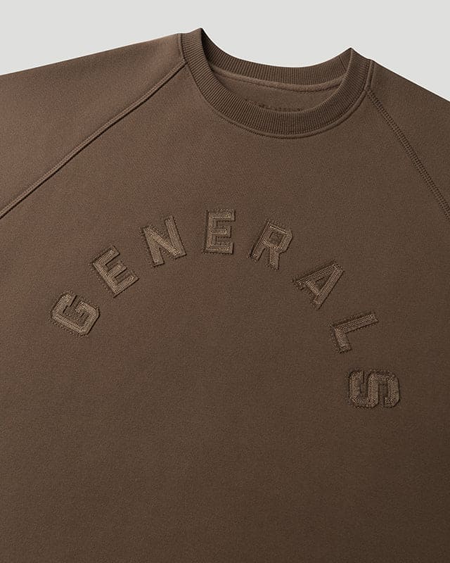 Generals Classic Fit Crewneck Chestnut