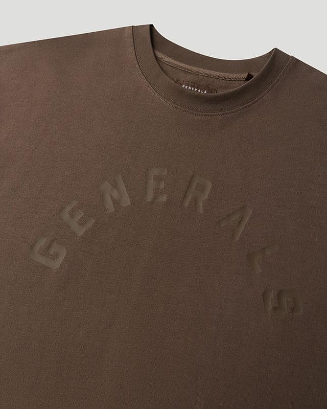 Generals Classic Fit Longsleeve T-Shirt Chestnut