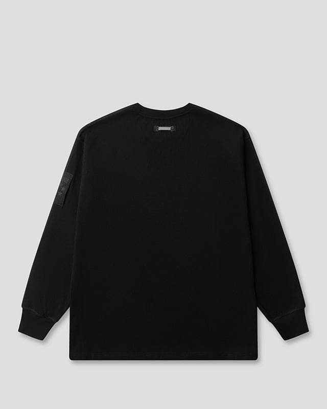 Generals Classic Fit Longsleeve T-Shirt Jet Black